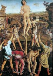Pollaiuolo:1473-75 Szent Sebestyén mártiromsága